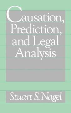 portada causation, prediction, and legal analysis (en Inglés)
