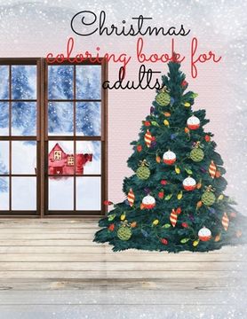 portada Christmas coloring book for adults (en Inglés)
