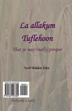 portada La Allakum Tuflehoon: That Ye May (Really) Prosper (en Urdu)