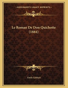 portada Le Roman De Don Quichotte (1884) (en Francés)