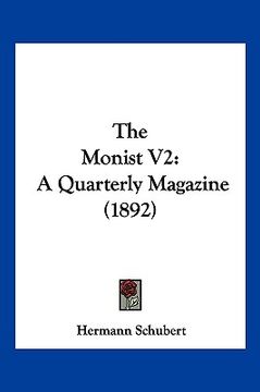 portada the monist v2: a quarterly magazine (1892) (in English)