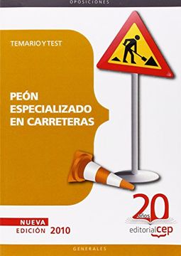 portada Peón Especializado en Carreteras. Temario y Test (Colección 94) (in Spanish)