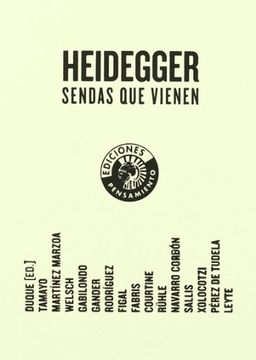 portada Heidegger Sendas que Vienen Vol. I (Ediciones Pensamiento)