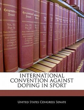 portada international convention against doping in sport (en Inglés)