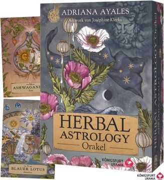 portada Herbal Astrology Orakel: 55 Karten mit Botschaften und Anleitungen (in German)