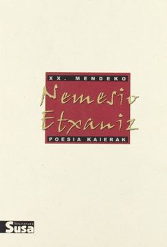 portada Nemesio Etxaniz - Xx. Mendeko Poesia Kaierak (in Basque)