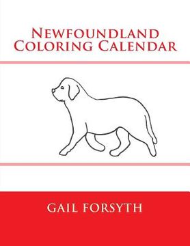 portada Newfoundland Coloring Calendar (en Inglés)