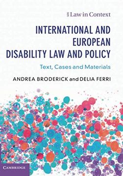 portada International and European Disability law and Policy: Text, Cases and Materials (Law in Context) 
