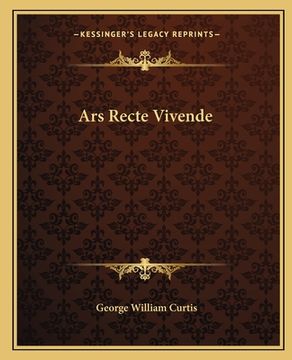 portada Ars Recte Vivende (in Latin)