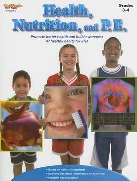 portada health, nutrition, and p.e.: grades 3-4 (en Inglés)