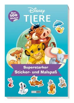 portada Disney Tiere: Superstarker Sticker- und Malspaß (en Alemán)