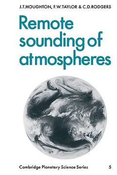 portada Remote Sounding of Atmospheres (Cambridge Planetary Science Old) (en Inglés)