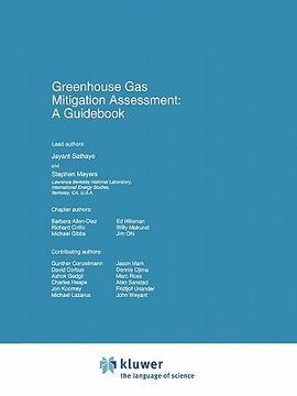 portada greenhouse gas mitigation assessment: a guid (in English)