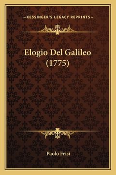 portada Elogio Del Galileo (1775) (en Italiano)