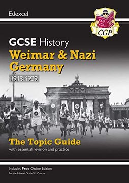 portada New Grade 9-1 Gcse History Edexcel Topic Guide - Weimar and Nazi Germany, 1918-39 (en Inglés)