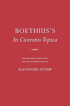portada Boethius's "in Ciceronis Topica": An Annotated Translation of a Medieval Dialectical Text (Cornell Classics in Philosophy) 