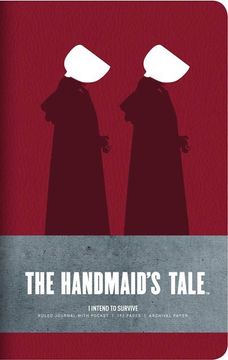 portada The Handmaid's Tale: Hardcover Ruled Journal: "i Intend to Survive" 