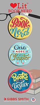 portada Book Nerd 3 Badge set (en Inglés)