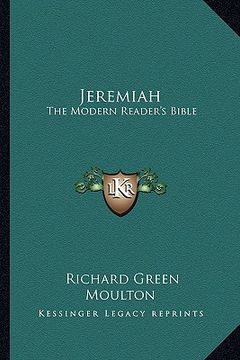 portada jeremiah: the modern reader's bible (en Inglés)