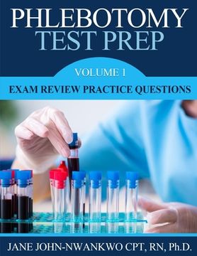 portada Phlebotomy Test Prep: Exam Review Practice Questions (en Inglés)