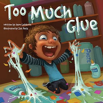 portada Too Much Glue (en Inglés)