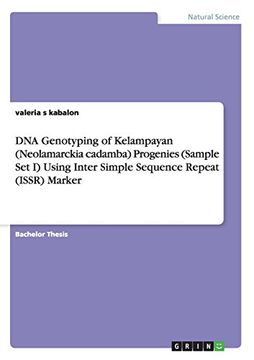 portada DNA Genotyping of Kelampayan (Neolamarckia cadamba) Progenies (Sample Set I) Using Inter Simple Sequence Repeat (ISSR) Marker