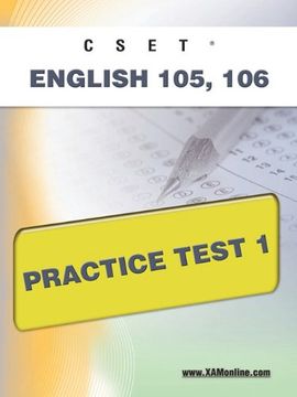 portada Cset English 105, 106 Practice Test 1 (en Inglés)