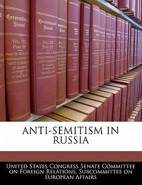 portada anti-semitism in russia (en Inglés)