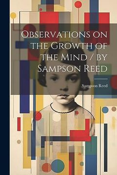 portada Observations on the Growth of the Mind (in English)