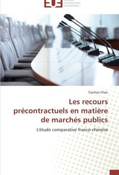 portada Les Recours Precontractuels en Matiere de Marches Publics (in French)