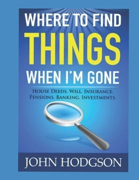 portada Where to find things when I'm gone (en Inglés)