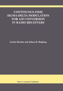 portada continuous-time sigma-delta modulation for a/d conversion in radio receivers