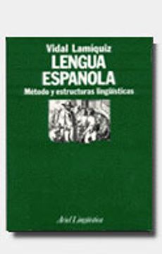 portada Lengua española: Método y estructuras lingüísticas (Ariel Letras)