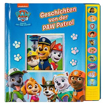 portada Geschichten von der paw Patrol - Vorlese-Pappbilderbuch mit 10 Lustigen Geräuschen für Kinder ab 3 Jahren (in German)