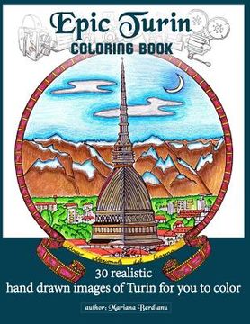 portada Epic Turin Coloring Book (in English)