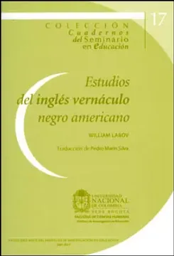 portada Estudios del Ingles Vernaculo Negro Americano. Cuadernillo n§ 17