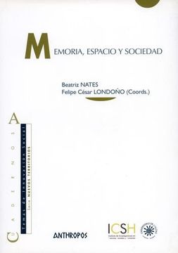 portada Memoria, Espacio y Sociedad (in Spanish)