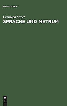 portada Sprache und Metrum (en Alemán)