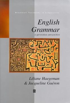 portada English Grammar: A Generative Perspective (Blackwell Textbooks in Linguistics)