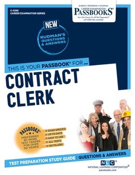 portada Contract Clerk (C-4296): Passbooks Study Guide Volume 4296 (en Inglés)