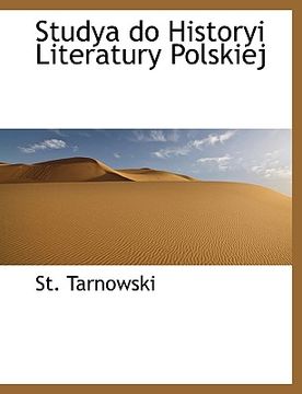 portada Studya Do Historyi Literatury Polskiej (in Polaco)