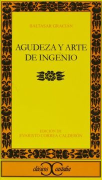 portada Agudeza y arte de ingenio, I .