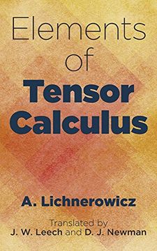 portada Elements of Tensor Calculus (Dover Books on Mathematics) (en Inglés)