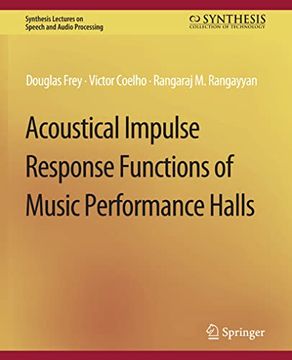 portada Acoustical Impulse Response Functions of Music Performance Halls