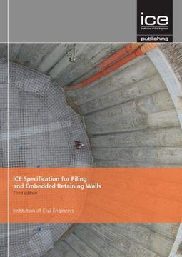 portada Ice Specification for Piling and Embedded Retaining Walls Third Edition (in English)