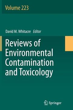 portada Reviews of Environmental Contamination and Toxicology Volume 223 (en Inglés)