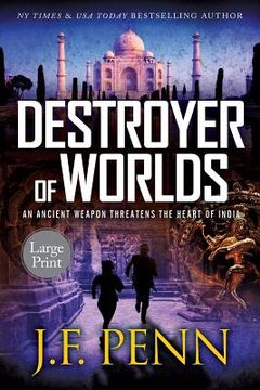 portada Destroyer of Worlds: Large Print Edition (en Inglés)