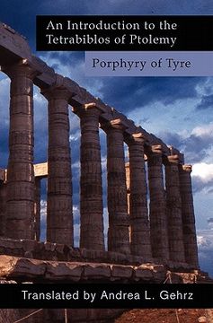 portada an introduction to the tetrabiblos of ptolemy (en Inglés)