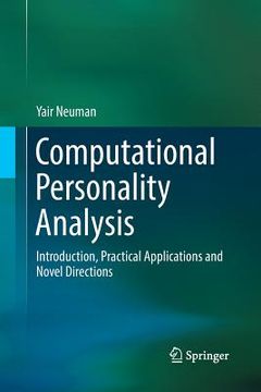 portada Computational Personality Analysis: Introduction, Practical Applications and Novel Directions (in English)