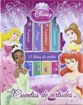 portada Disney Princesa-12 Libros Carton vir